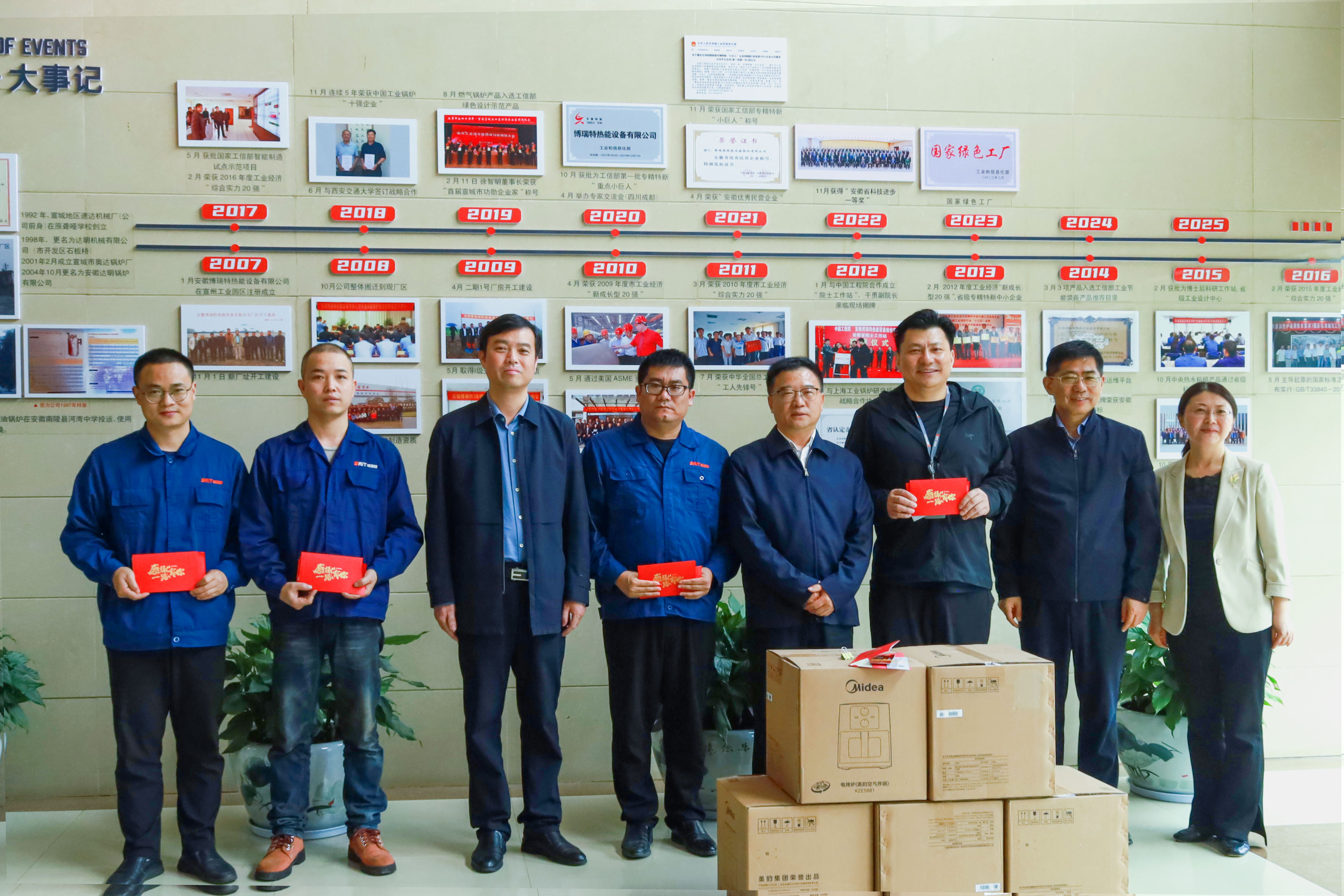 市、區(qū)總工會慰問公司勞模工匠